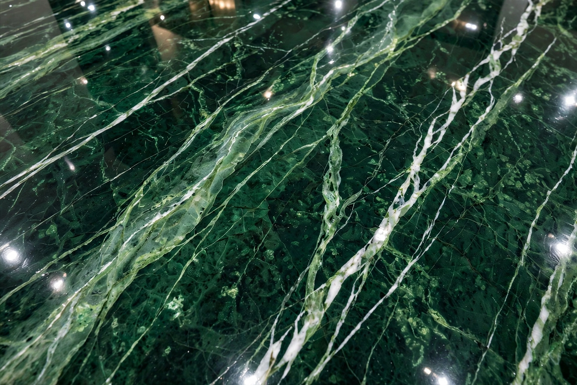 Forest Green Marble